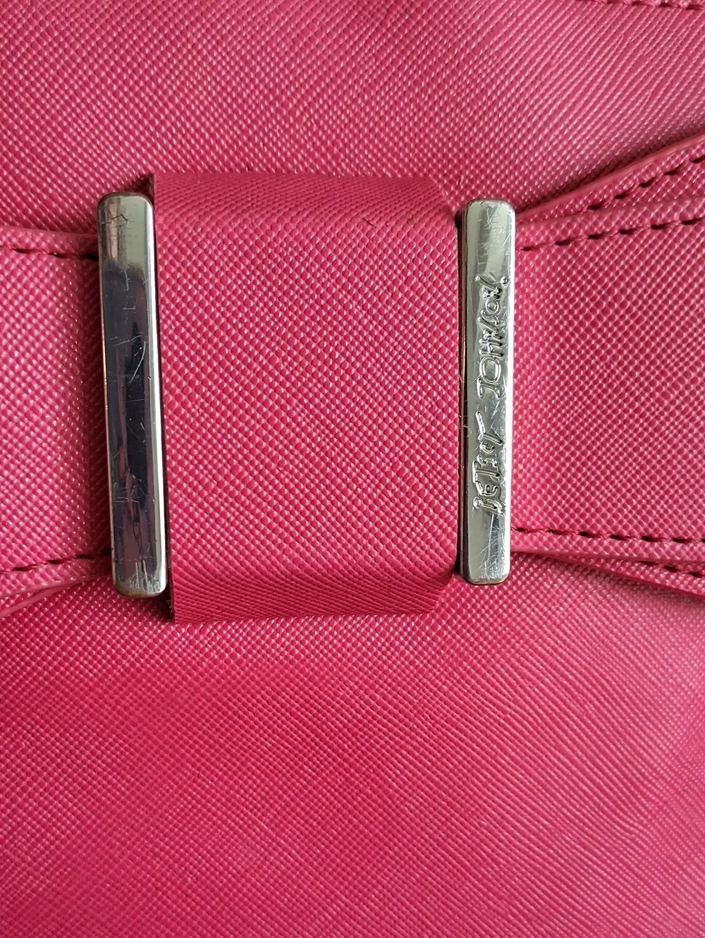 Betsey Johnson Hot Pink Large Bow Crossbody Bag